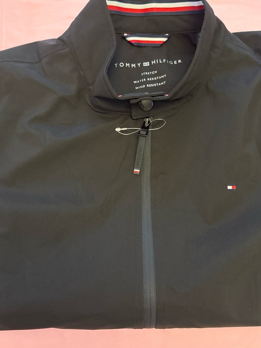 Tommy Hilfiger Boys Black Wind-Resistant Jacket